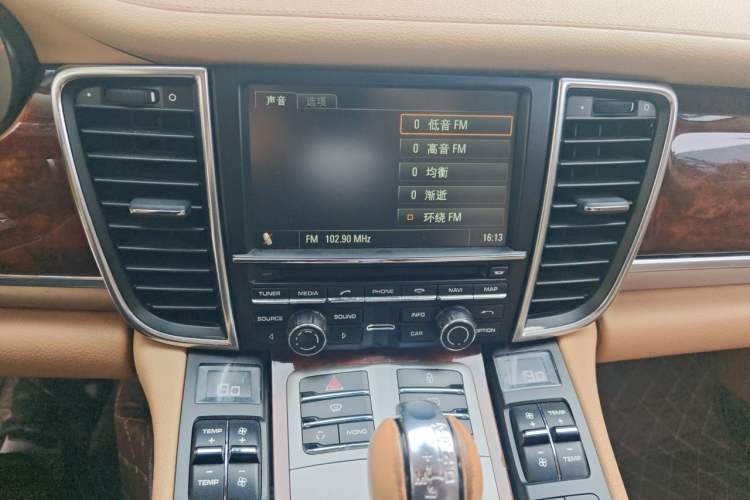 Used Porsche Panamera 2013 Panamera 4 Platinum Edition 3.6L Audio And AC Panel
