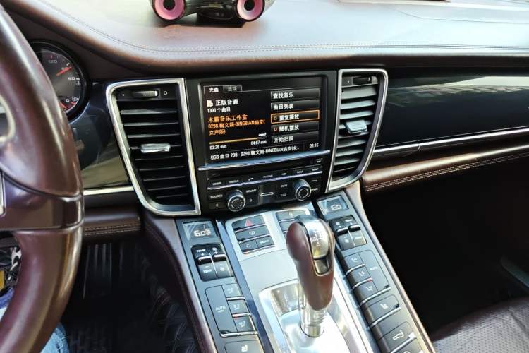 Used Porsche Panamera 2013 Panamera Platinum Edition 3.6L Audio And AC Panel