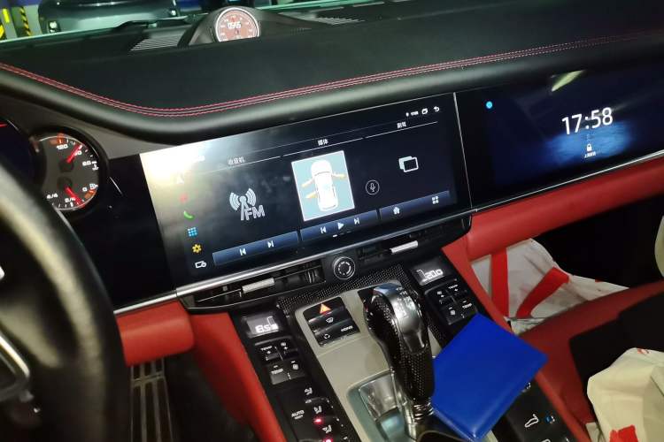 Used Porsche Panamera 2013 Panamera 4 Platinum Edition 3.6L Audio And AC Panel