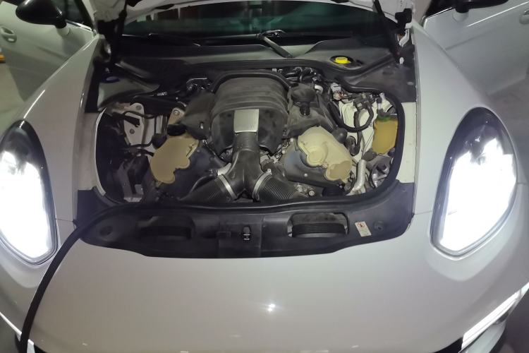 Used Porsche Panamera 2013 Panamera 4 Platinum Edition 3.6L Engine Bay