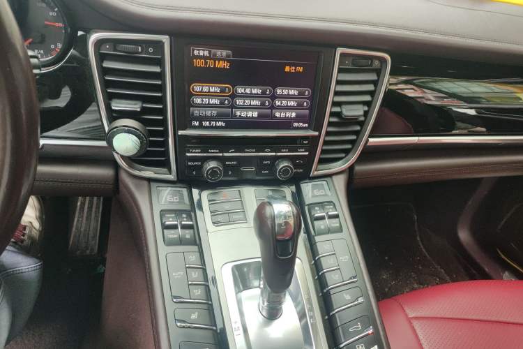 Used Porsche Panamera 2013 Panamera Platinum Edition 3.6L Audio And AC Panel