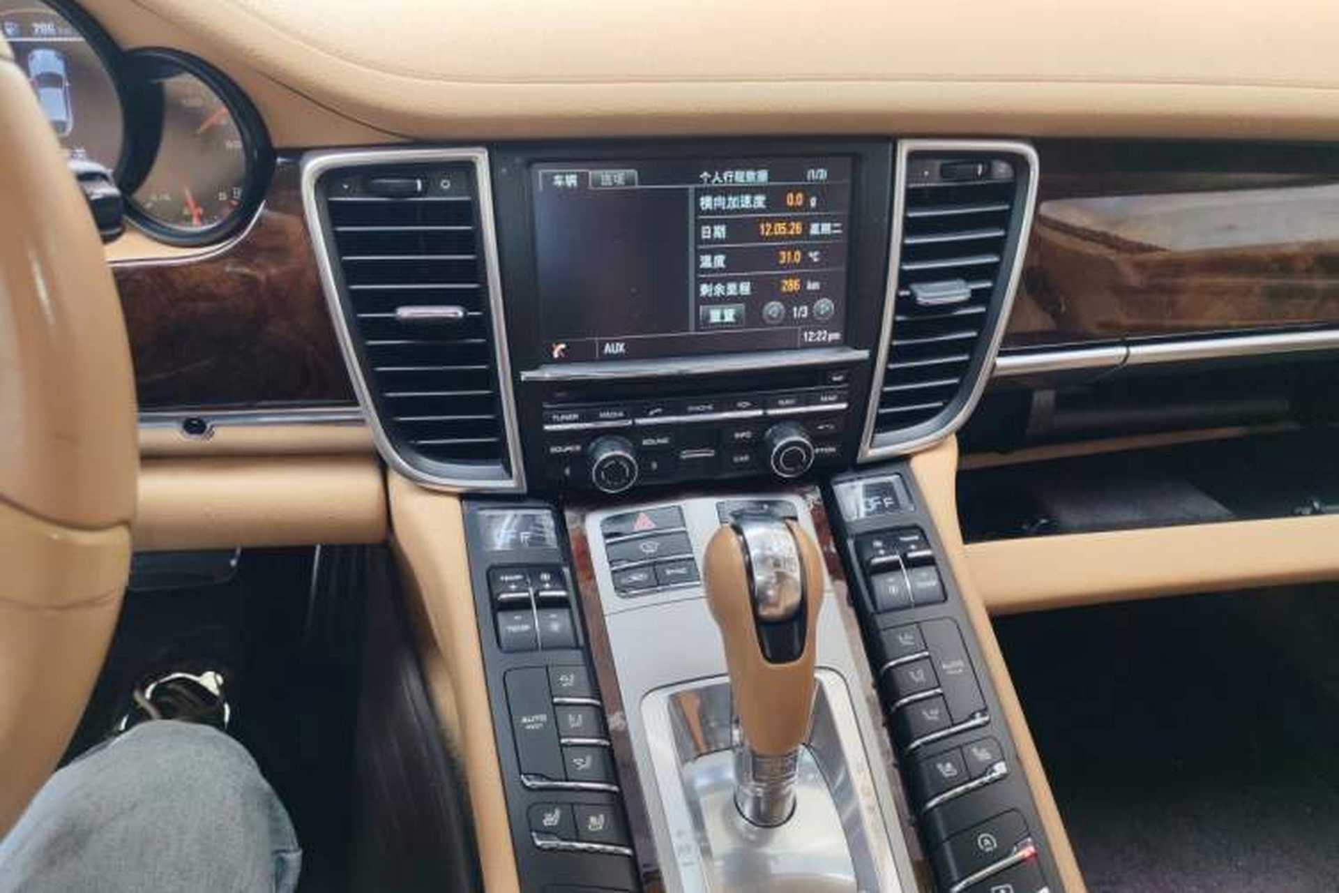 Used Porsche Panamera 2014 Panamera Executive 3.0T Audio And AC Panel
