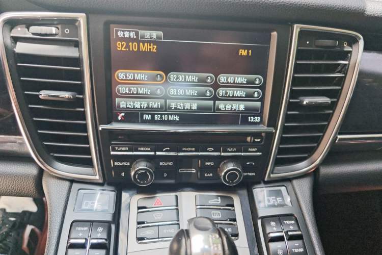 Used Porsche Panamera 2014 Panamera 3.0T Audio And AC Panel
