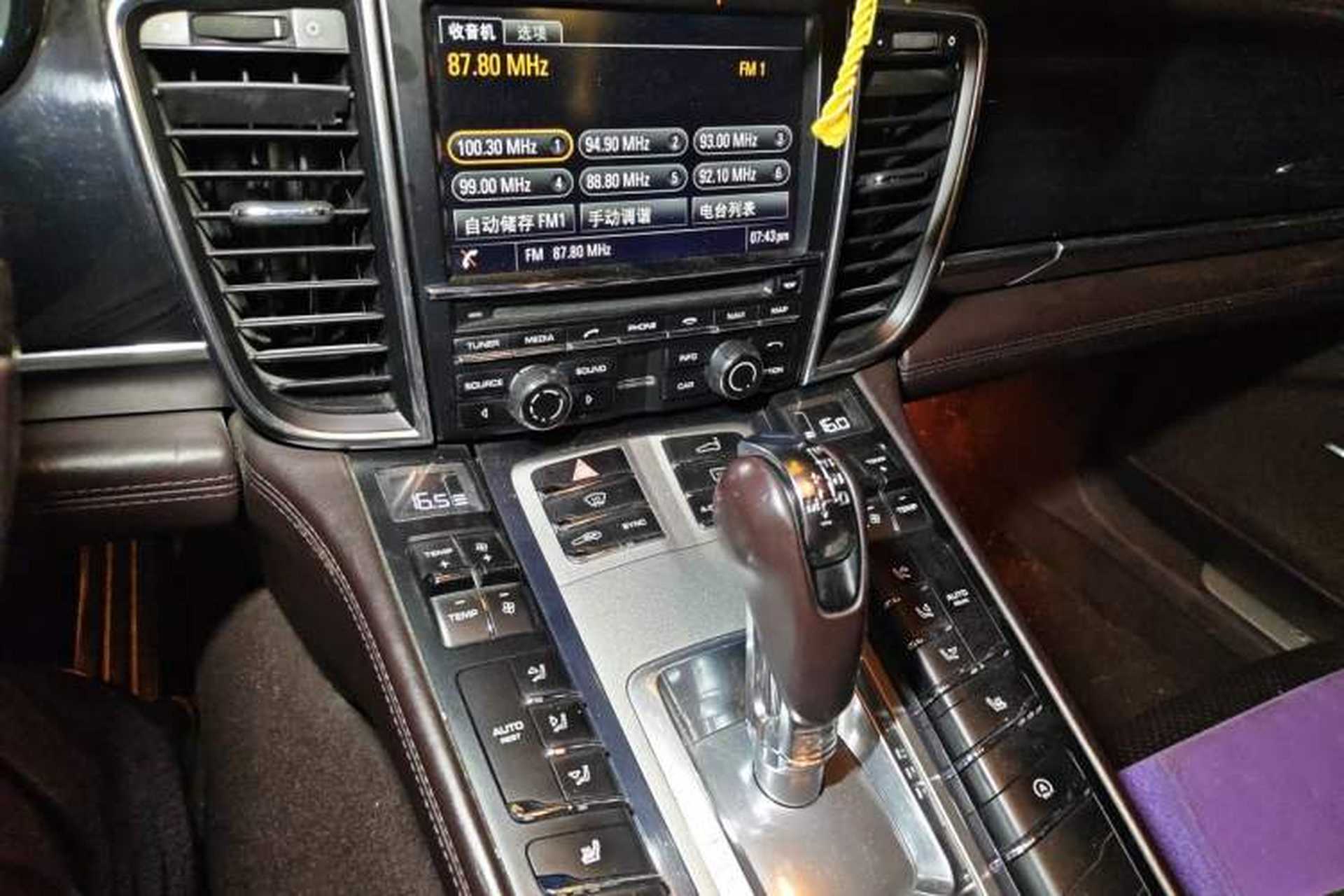 Used Porsche Panamera 2014 Panamera 3.0T Audio And AC Panel