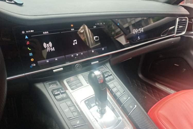 Used Porsche Panamera 2014 Panamera 3.0T Audio And AC Panel