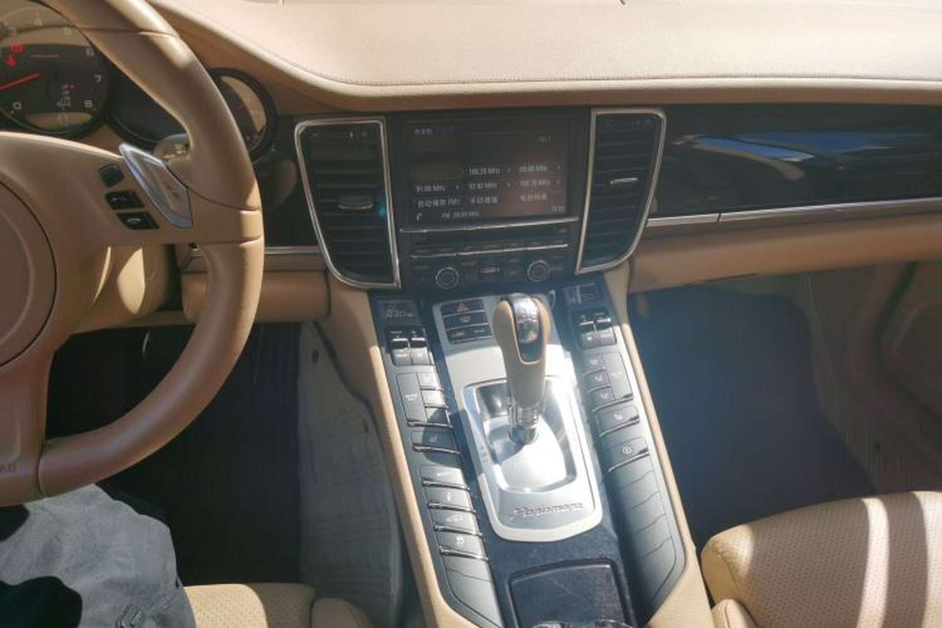 Used Porsche Panamera 2014 Panamera 3.0T Audio And AC Panel