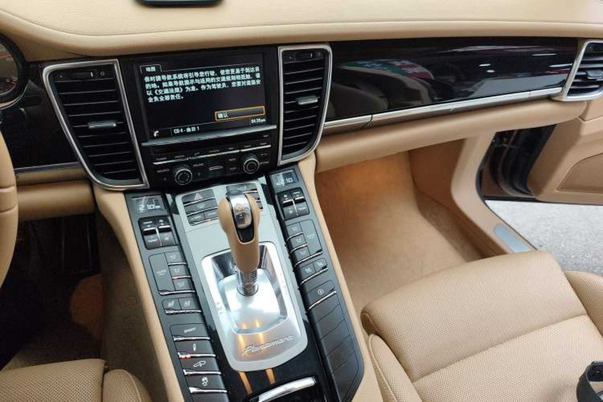 Used Porsche Panamera 2014 Panamera 4 3.0T Audio And AC Panel