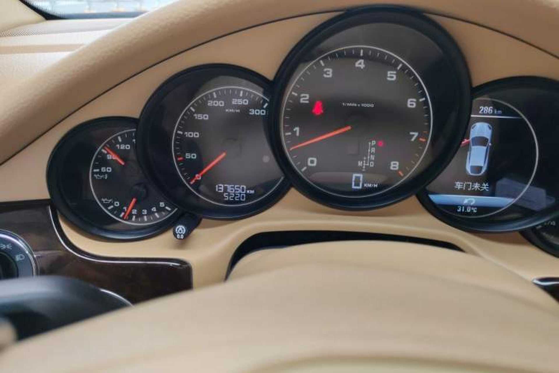 Used Porsche Panamera 2014 Panamera Executive 3.0T Odometer Close Up