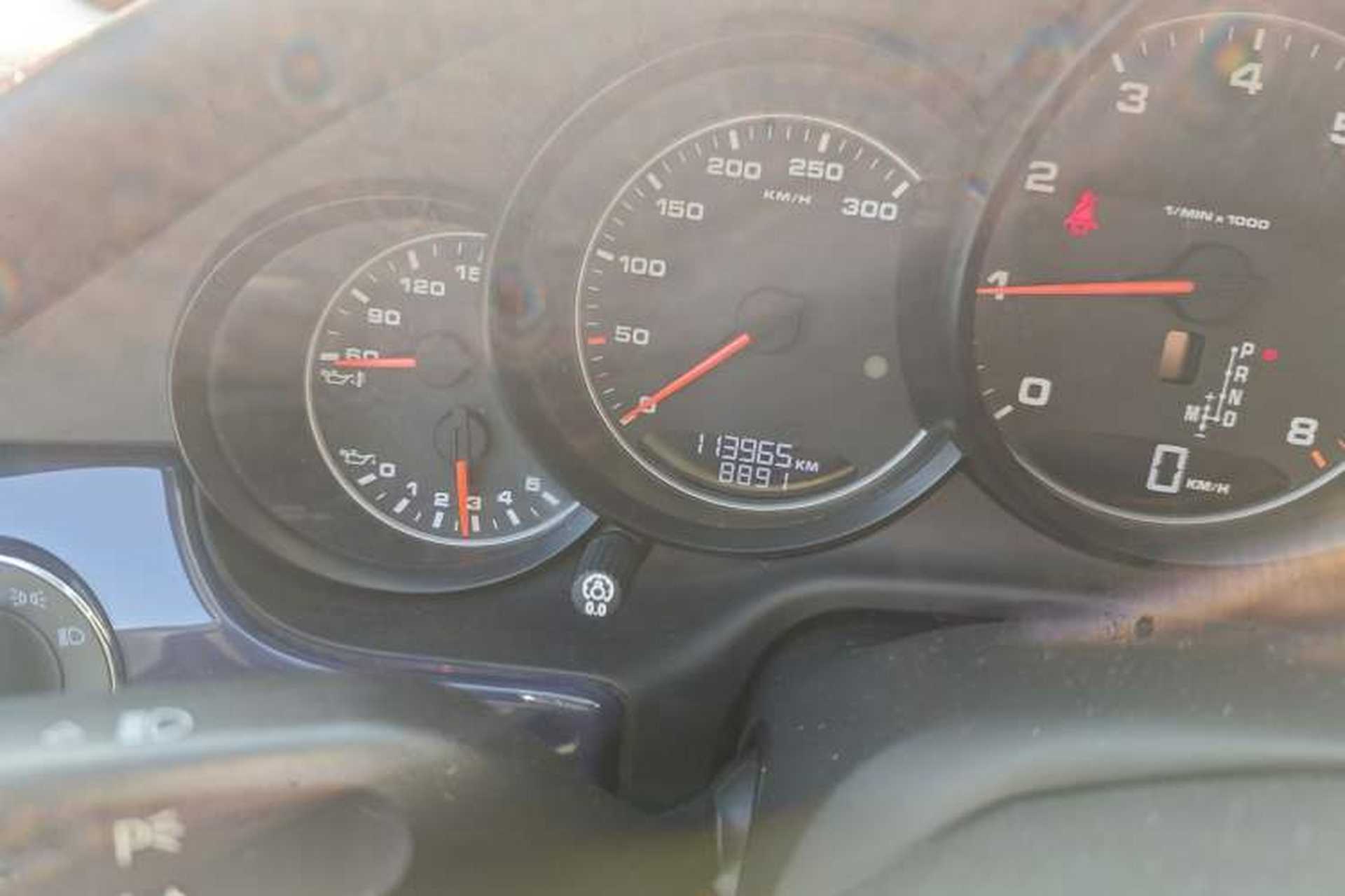 Used Porsche Panamera 2014 Panamera 3.0T Odometer Close Up