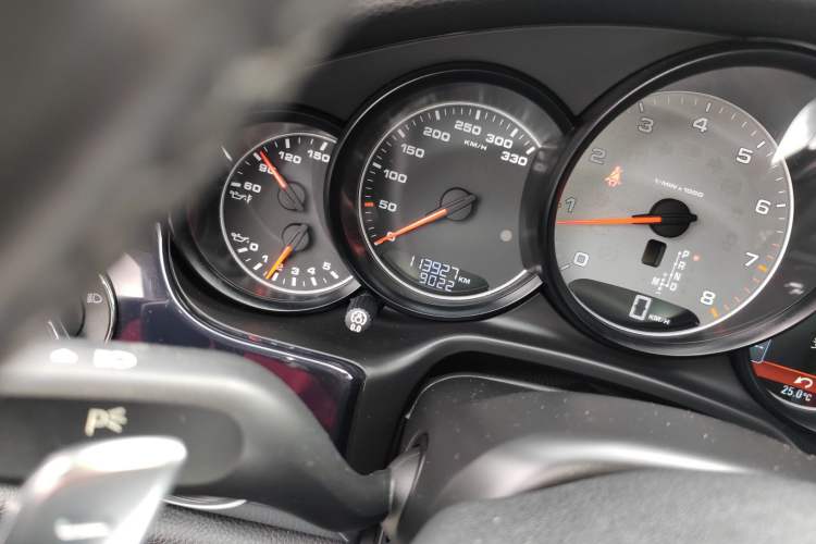 Used Porsche Panamera 2014 Panamera S Executive 3.0T Odometer Close Up