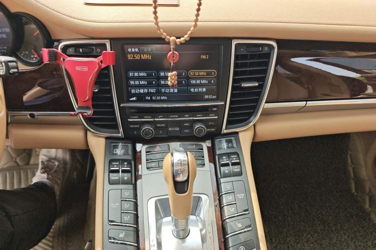 Used Porsche Panamera 2014 Panamera 4 3.0T Audio And AC Panel