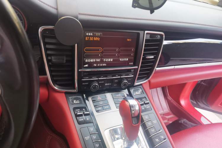 Used Porsche Panamera 2014 Panamera 4 3.0T Audio And AC Panel