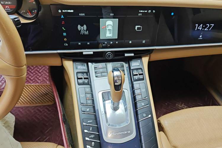 Used Porsche Panamera 2014 Panamera 3.0T Audio And AC Panel