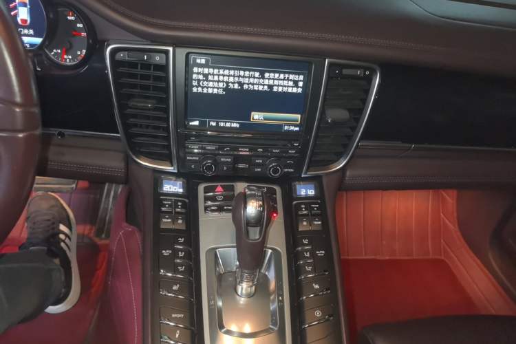 Used Porsche Panamera 2014 Panamera 3.0T Audio And AC Panel