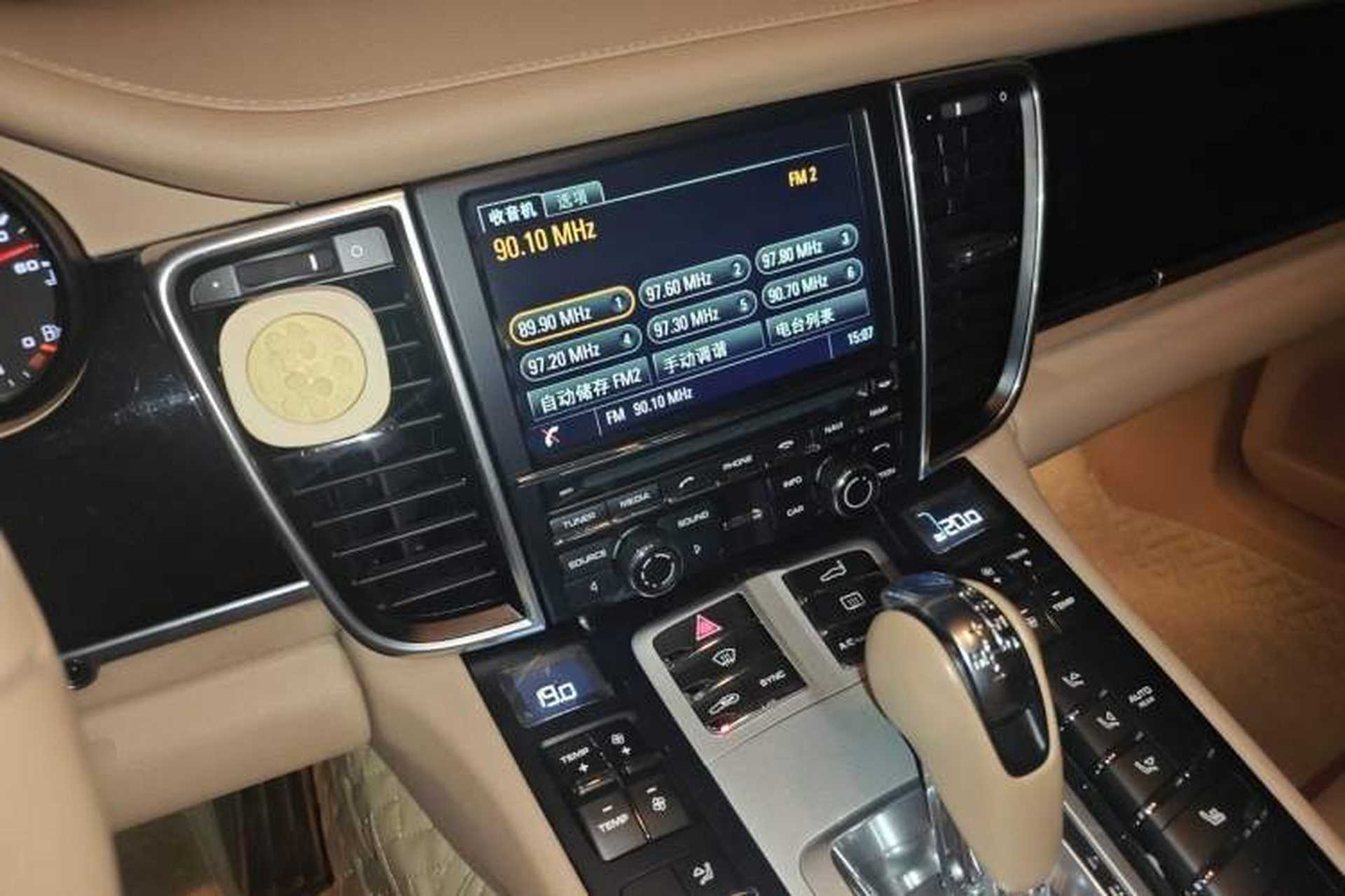 Used Porsche Panamera 2014 Panamera 3.0T Audio And AC Panel