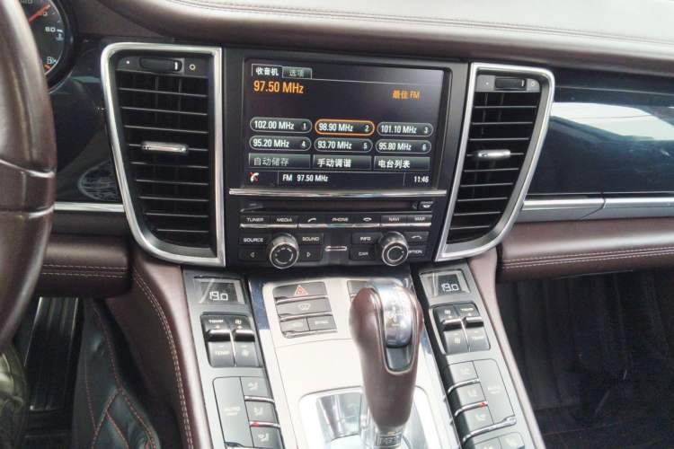 Used Porsche Panamera 2014 Panamera 4 3.0T Audio And AC Panel