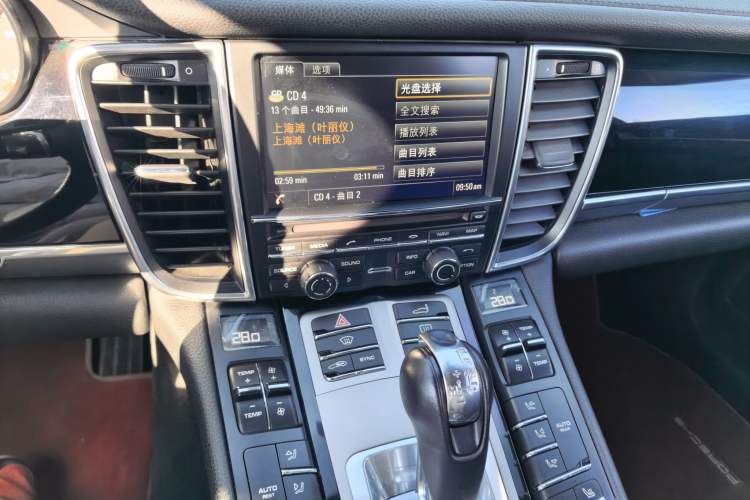 Used Porsche Panamera 2014 Panamera S Executive 3.0T Audio And AC Panel