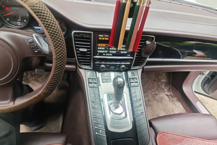 Used Porsche Panamera 2014 Panamera 3.0T Audio And AC Panel
