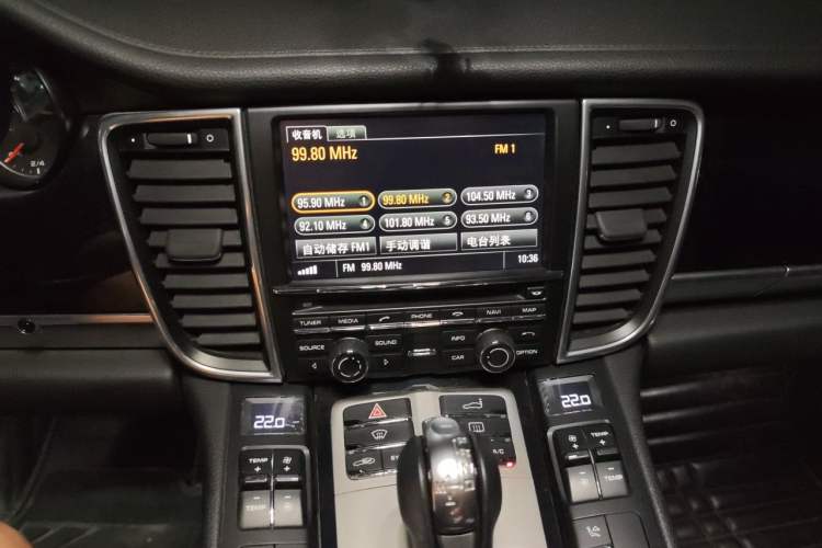 Used Porsche Panamera 2014 Panamera Executive 3.0T Audio And AC Panel