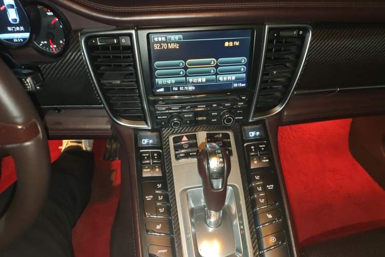 Used Porsche Panamera 2014 Panamera 3.0T Audio And AC Panel