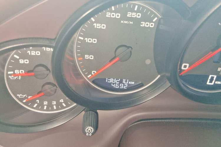 Used Porsche Panamera 2014 Panamera 4 3.0T Odometer Close Up