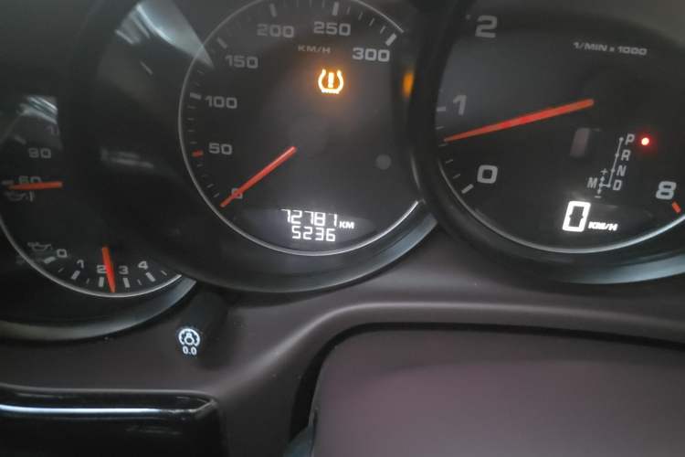 Used Porsche Panamera 2014 Panamera 4 3.0T Odometer Close Up