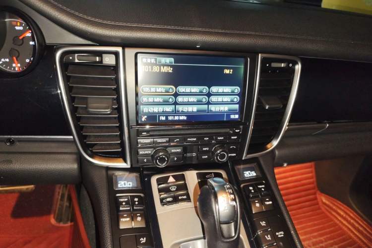 Used Porsche Panamera 2016 Panamera 4 Edition 3.0T Audio And AC Panel