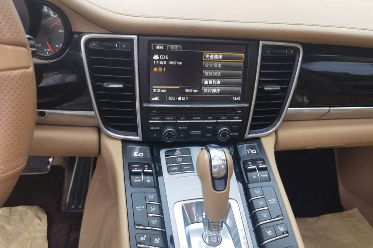 Used Porsche Panamera 2016 Panamera 4 Edition 3.0T Audio And AC Panel
