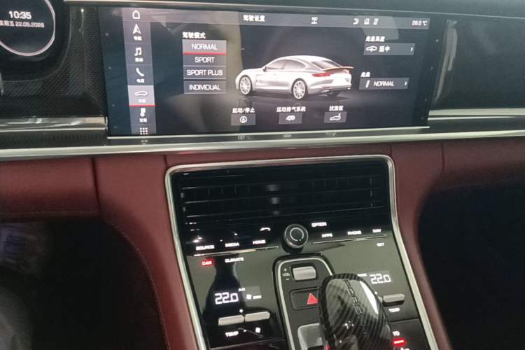 Used Porsche Panamera 2017 Panamera 3.0T Audio And AC Panel