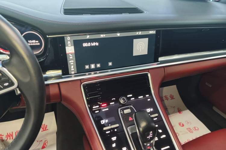 Used Porsche Panamera 2017 Panamera 3.0T Audio And AC Panel