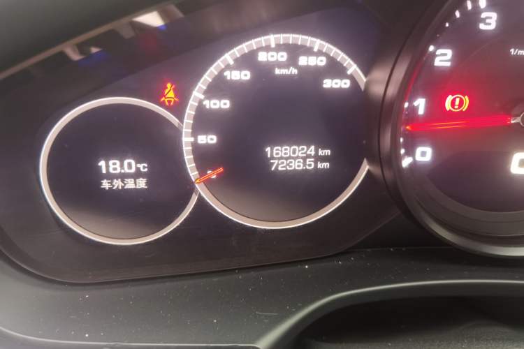 Used Porsche Panamera 2017 Panamera Executive Long Wheelbase 3.0T Odometer Close Up