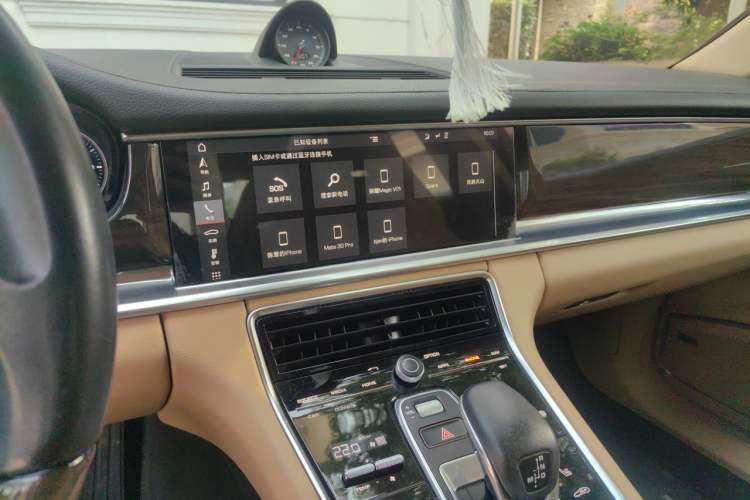 Used Porsche Panamera 2017 Panamera 3.0T Audio And AC Panel