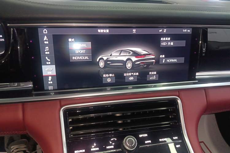 Used Porsche Panamera 2017 Panamera 3.0T Audio And AC Panel