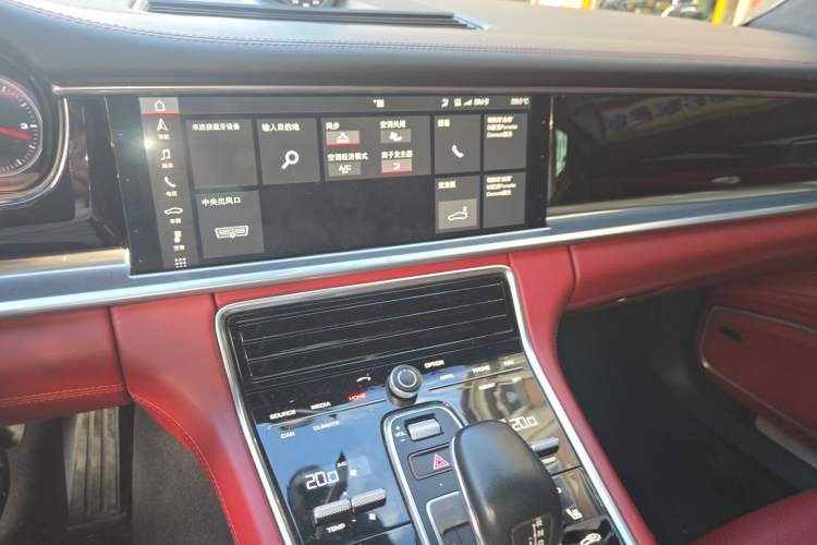 Used Porsche Panamera 2017 Panamera 3.0T Audio And AC Panel