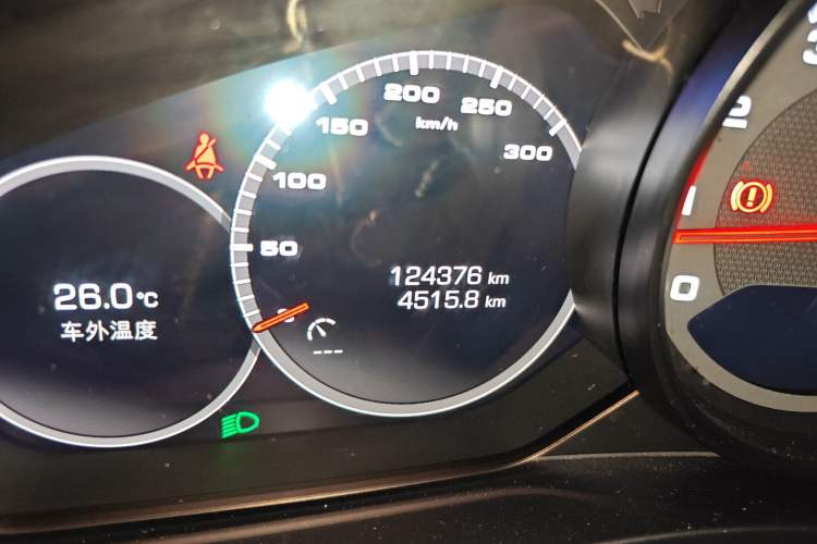 Used Porsche Panamera 2017 Panamera Executive Long Wheelbase 3.0T Odometer Close Up