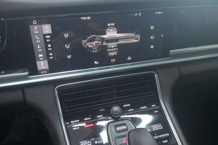 Used Porsche Panamera 2017 Panamera 3.0T Audio And AC Panel
