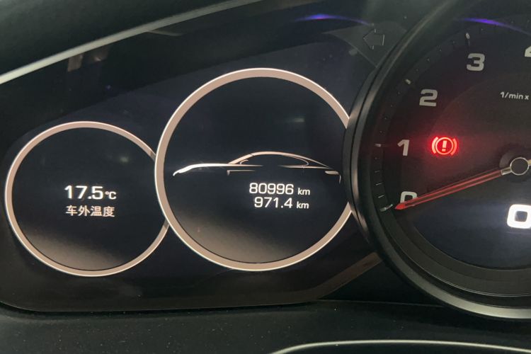 Used Porsche Panamera 2017 Panamera 4 Executive Long Wheelbase 3.0T Odometer Close Up