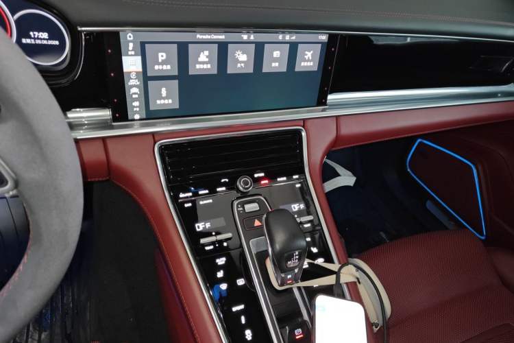 Used Porsche Panamera 2017 Panamera 4 Sport Turismo 3.0T Audio And AC Panel