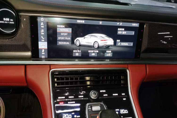 Used Porsche Panamera 2017 Panamera Turbo 4.0T Audio And AC Panel