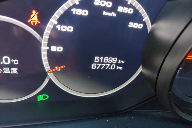 Used Porsche Panamera 2017 Panamera Executive Long Wheelbase 3.0T Odometer Close Up