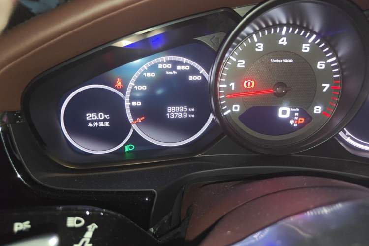 Used Porsche Panamera 2017 Panamera Executive Long Wheelbase 3.0T Odometer Close Up