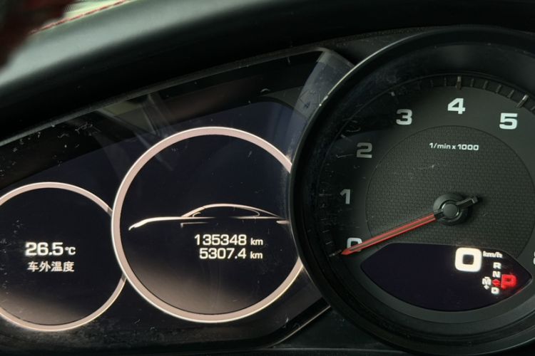 Used Porsche Panamera 2017 Panamera Executive Long Wheelbase 3.0T Odometer Close Up