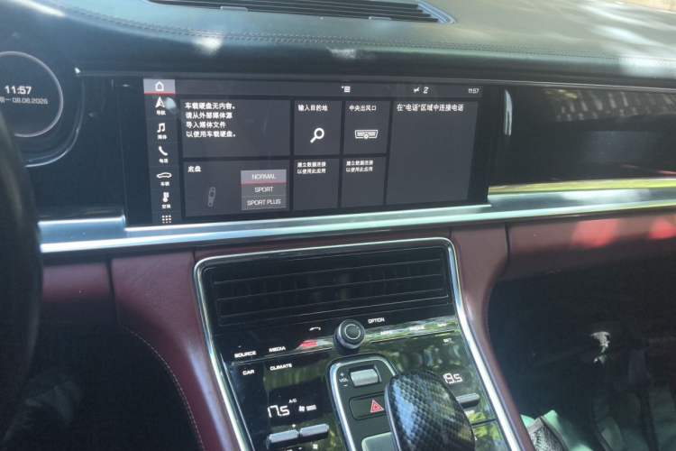 Used Porsche Panamera 2017 Panamera 3.0T Audio And AC Panel