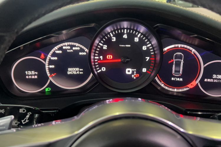 Used Porsche Panamera 2017 Panamera Executive Long Wheelbase 3.0T Odometer Close Up