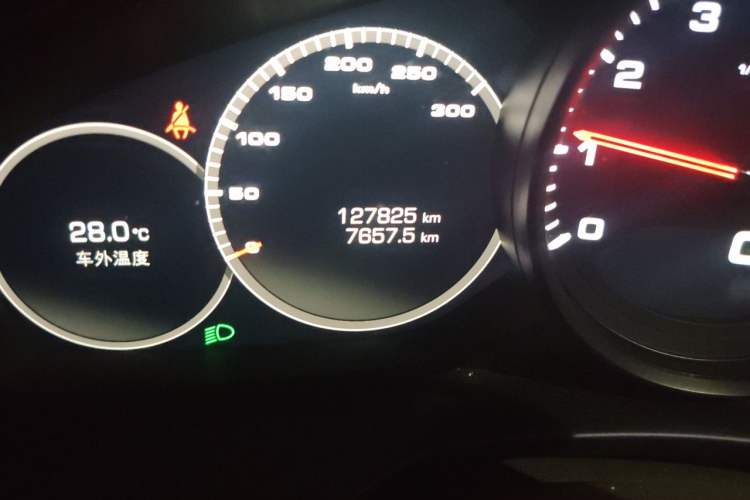Used Porsche Panamera 2017 Panamera 4 Executive Long Wheelbase 3.0T Odometer Close Up