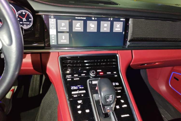 Used Porsche Panamera 2017 Panamera 3.0T Audio And AC Panel