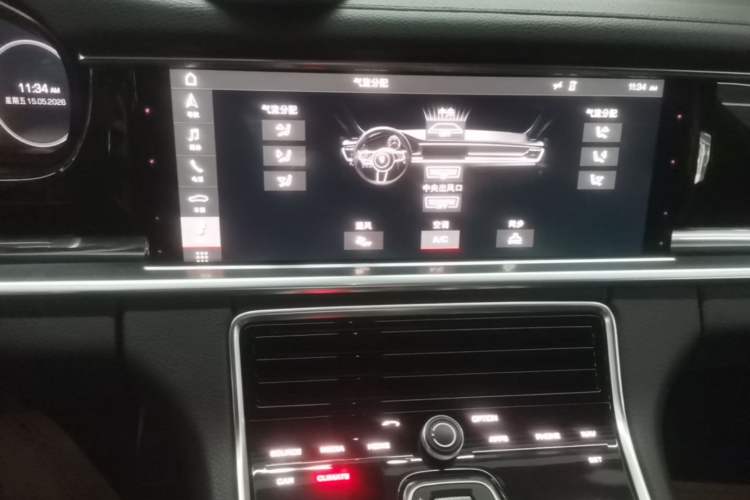 Used Porsche Panamera 2017 Panamera 3.0T Audio And AC Panel
