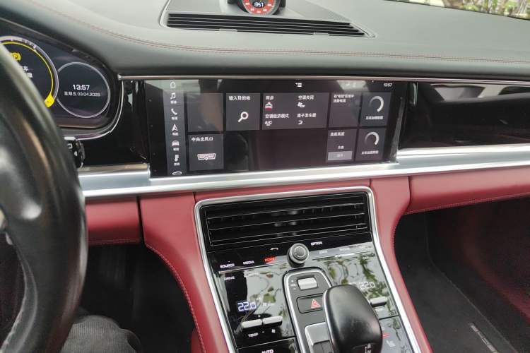Used Porsche Panamera 2017 Panamera 3.0T Audio And AC Panel