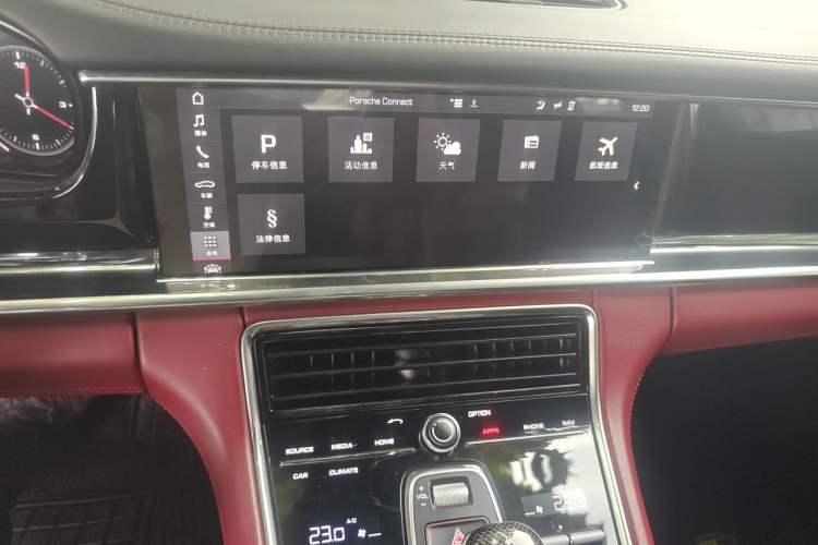 Used Porsche Panamera 2017 Panamera 3.0T Audio And AC Panel