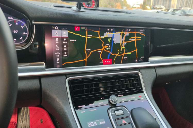 Used Porsche Panamera 2017 Panamera 3.0T Audio And AC Panel
